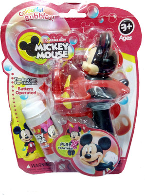 

TALKING GANESHA BO Mickey Bubble Gun toy for kids(Red)