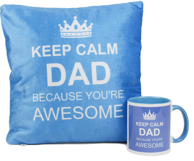

Floweraura Mug, Cushion Gift Set