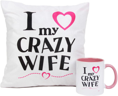 

Floweraura Cushion, Mug Gift Set