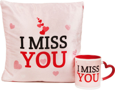 

Floweraura Mug, Cushion Gift Set