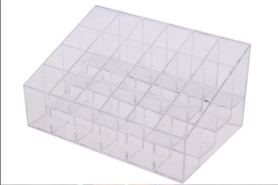 

Sukot 24 Case Clear Storage Vanity Box(Transparent)