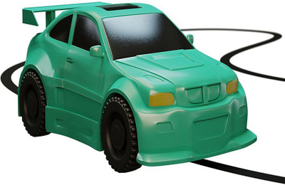 

Suvesa Mini Magic Inductive Car [Follows Black Line] Magic Toy Car for Kids & Children (Green - Car)(Green)