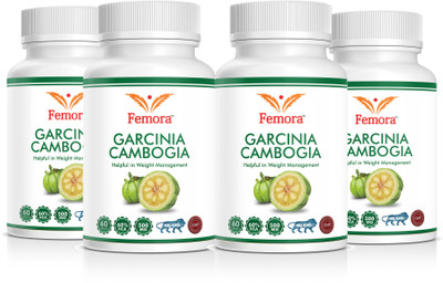 

Femora Femora Pure Garcinia Cambogia 500Mg 240 Veg Capsules 100% Pack of 4 Natural & Pure Maximum Potency(4 No)