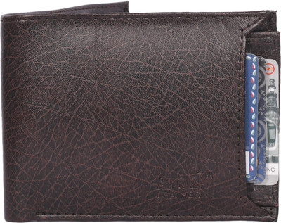 

pocket bazar Men Black, Brown Artificial Leather Wallet(7 Card Slots)