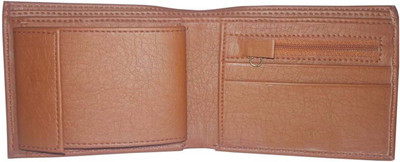 

Wildmount Men Tan Artificial Leather Wallet(8 Card Slots)