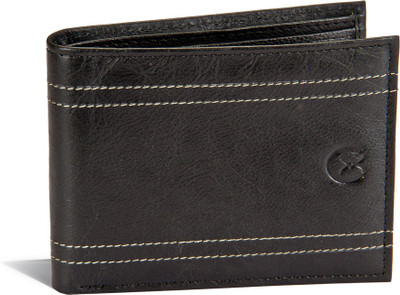 

Ox Men Trendy, Casual Black Genuine Leather Wallet(9 Card Slots)