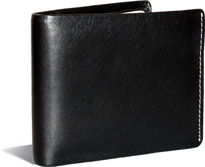 

ox Men Black Genuine Leather Wallet(6 Card Slots)