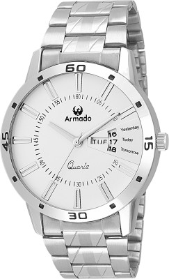 Armado AR-096 WHT Modish Day And Date Watch  - For Women   Watches  (Armado)