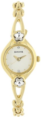 Sonata NG8065YM01 Analog Watch  - For Women   Watches  (Sonata)