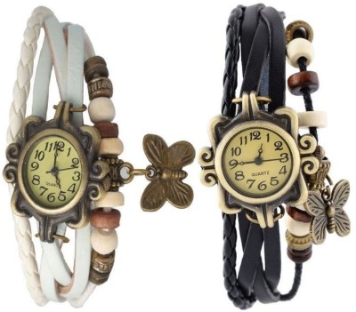 JM SELLER Black & White Dori analoge stylish designer watches for girl and women Watch  - For Girls   Watches  (JM SELLER)