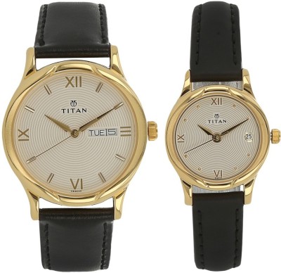 Titan NH15802490YL04 Bandhan Analog Watch  - For Couple   Watches  (Titan)