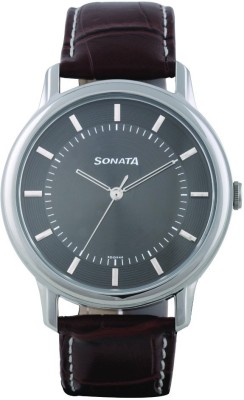 Sonata 7128SL02 Sleek Watch  - For Men   Watches  (Sonata)