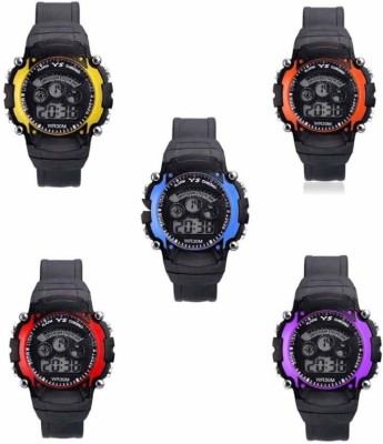 T TOPLINE Five Digital watches pack for boys Watch  - For Boys   Watches  (T TOPLINE)