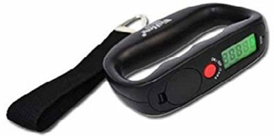 

popaji 50kg Electronic LCD Luggage Scale - Belt Type Weighing Scale(Black)