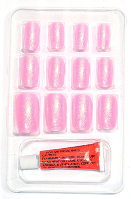 

Color Fever False Nails - Baby Pink - Pack OF 12 pink(Pack of 12)