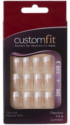 

Beauty Wand False Nail Tips, Pack of 24 Natural(Pack of 24)
