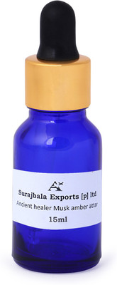 Ancient Healer 100% Natural Musk Herbal Attar(Amber)