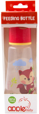 

Apple Baby Feeding Bottle - 150 ml(Red)