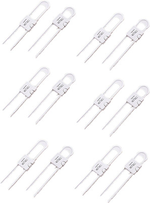 

SYGA 12 Pcs Adjustable Door Handle Shackle Locks for Preventing Babies and Infants from Accessing Cabinets, Cupboards etc.(White)