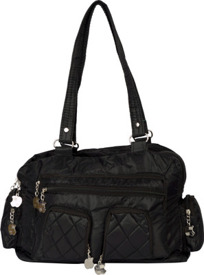 

Exotique HW0008BK Shoulder Bag(Black, 14 inch)