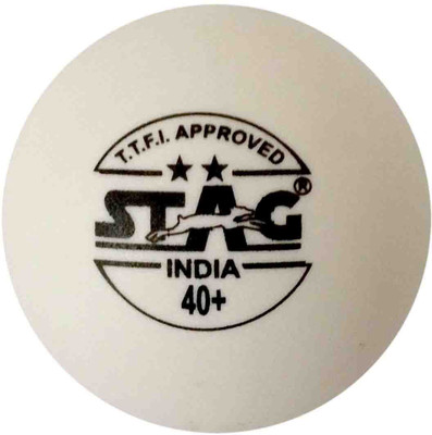 

Stag Two Star Plastic Table Table Tennis Ball(Pack of 3, White)