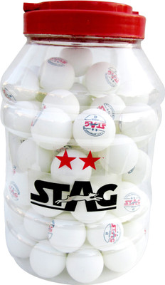 

Stag Two Star Plastic Table Table Tennis Ball(Pack of 30, White)