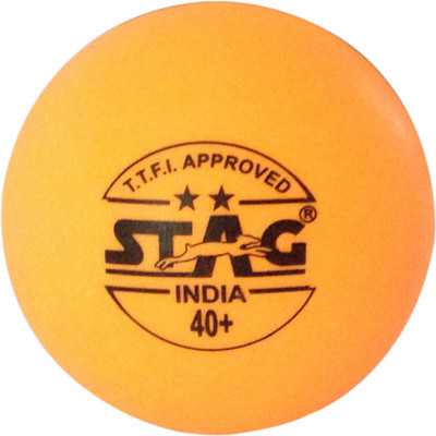 

Stag Two Star Plastic Table Table Tennis Ball(Pack of 6, Orange)