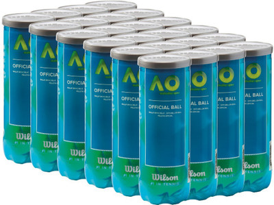

Wilson Australian Open Tennis Ball(Pack of 72, Yellow)