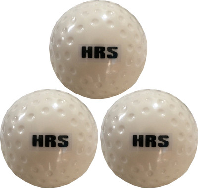 

HRS Turf Dimple White Test - Pack of 3 Hockey Ball(Pack of 3, White)