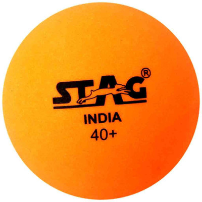

Stag Seam Plastic Table Table Tennis Ball(Pack of 6, Orange)