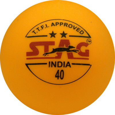 

Stag Two Star Plastic Table Table Tennis Ball(Pack of 12, Orange)