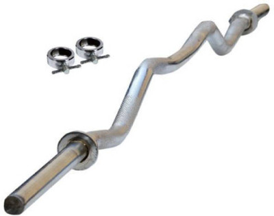 

trendscartzy store weight lifting rod-q12100 Weight Lifting Bar(Silver)