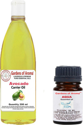 

Gardens Of Aroma Aqua Essential Oil And Avocado Carrier Oil(210 ml)