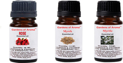 

Gardens Of Aroma Rose, Myrh And Myrtle Essential Oil(10)