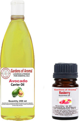 

Gardens Of Aroma Raspberry Essential Oil And Avocado Carrier Oil(210 ml)
