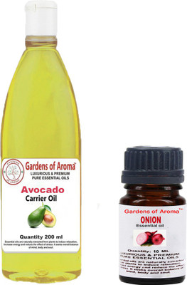 

Gardens Of Aroma Onion Essential Oil And Avocado Carrier Oil(210 ml)