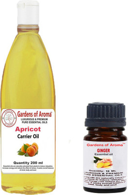 

Gardens Of Aroma Ginger Essential Oil And Avocado Carrier Oil(210 ml)