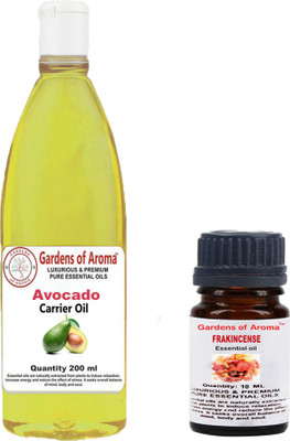 

Gardens Of Aroma Frankincense Essential Oil And Avocado Carrier Oil(210 ml)
