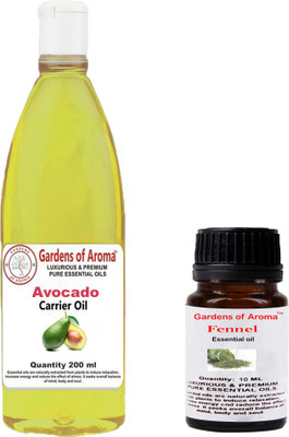 

Gardens Of Aroma Fennel Essential And Avocado Carrier Oil(210 ml)