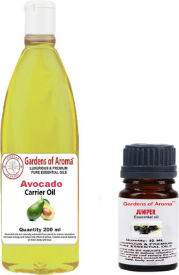 

Gardens Of Aroma Juniper Essential Oil And Avocado Carrier Oil(210 ml)