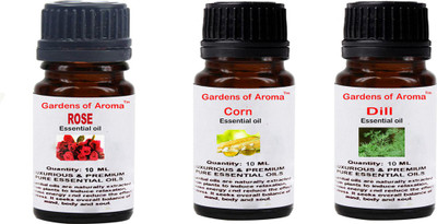 

Gardens Of Aroma Rose, Corn And Dill Essential Oil(30 ml)