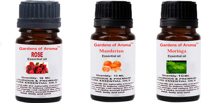 

Gardens Of Aroma Rose, Mandarian And Moringa Essential Oil(30 ml)