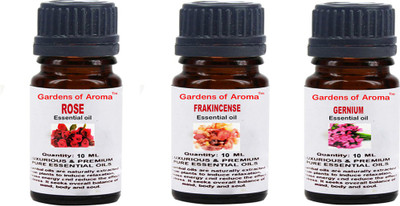 

Gardens Of Aroma Rose, Frankincense And Gerenium Essential Oil(10)
