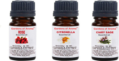 

Gardens Of Aroma Rose, Citronella And Clarysage Essential Oil(30 ml)