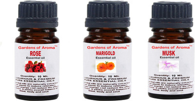 

Gardens Of Aroma Rose, Marigold And Musk Essential Oil(30 ml)