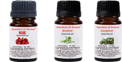 

Gardens Of Aroma Rose, Brahmi And Camphor Essential Oil(10)