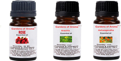 

Gardens Of Aroma Rose, Arachis And Ashwagandha Essential Oil(30 ml)