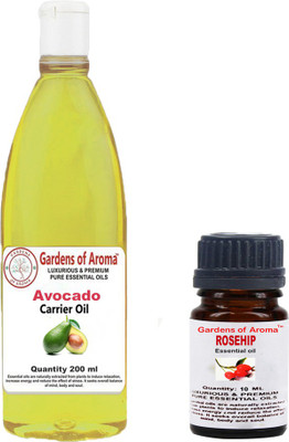 

Gardens Of Aroma Rosehip Carrier Oil And Avocado Carrier Oil(210 ml)