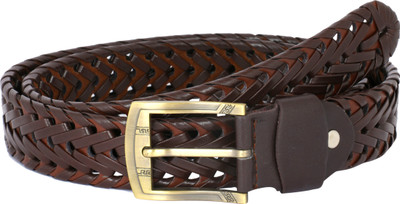 

Heritage Men Casual Brown Artificial Leather Belt