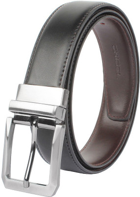 

Chisel Men Formal Black Artificial Leather Reversible Belt